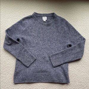 Rugged Merino knit for J. Crew navy blue Knit Sweater size medium